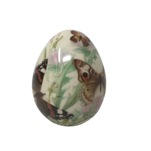 Vintage 1992 Easter Egg with Butterflies and flowers