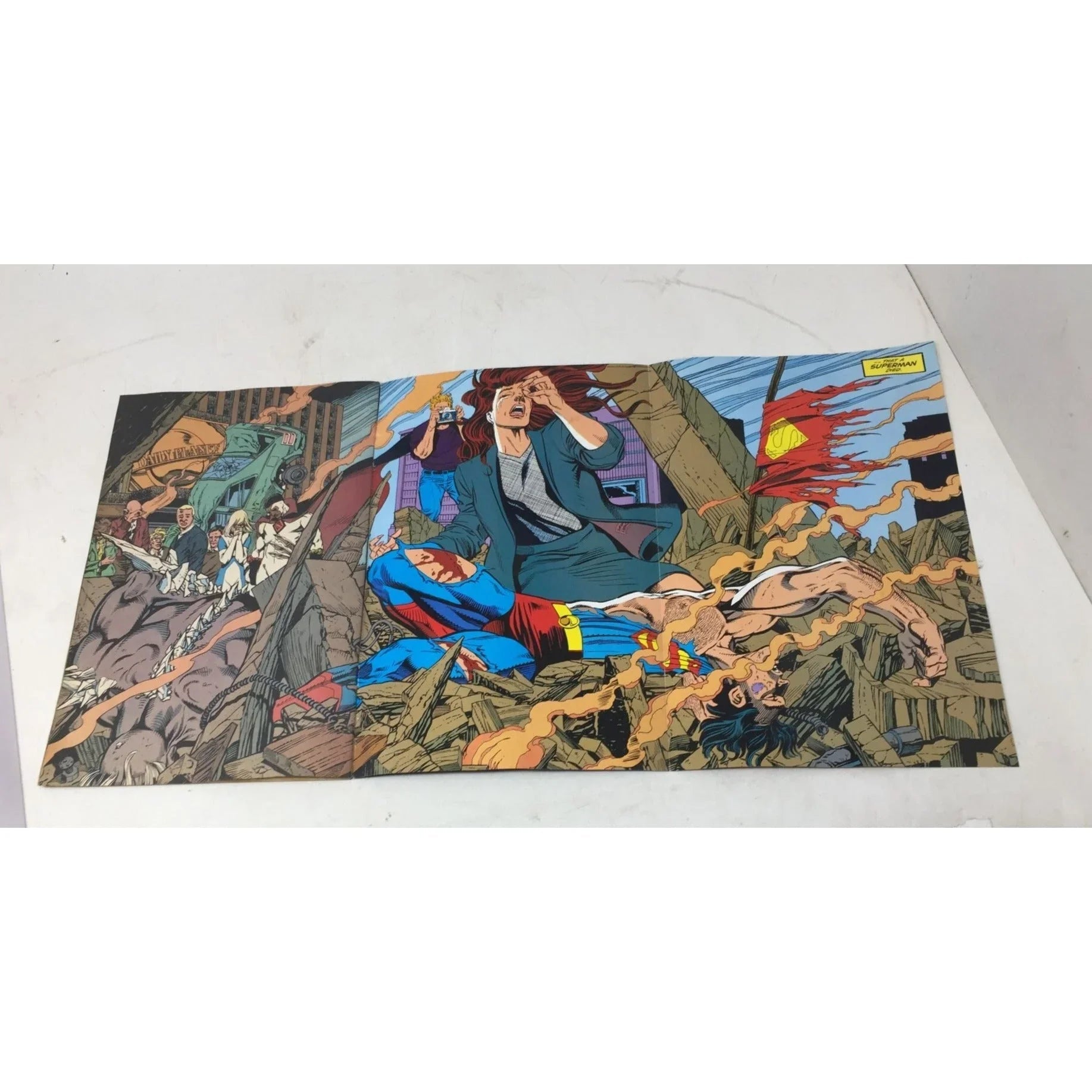 Vintage 1993 ''SUPERMAN The Death of Superman!'' - Vintage Comic Book - A+ Stuff - comic books - A+ Stuff