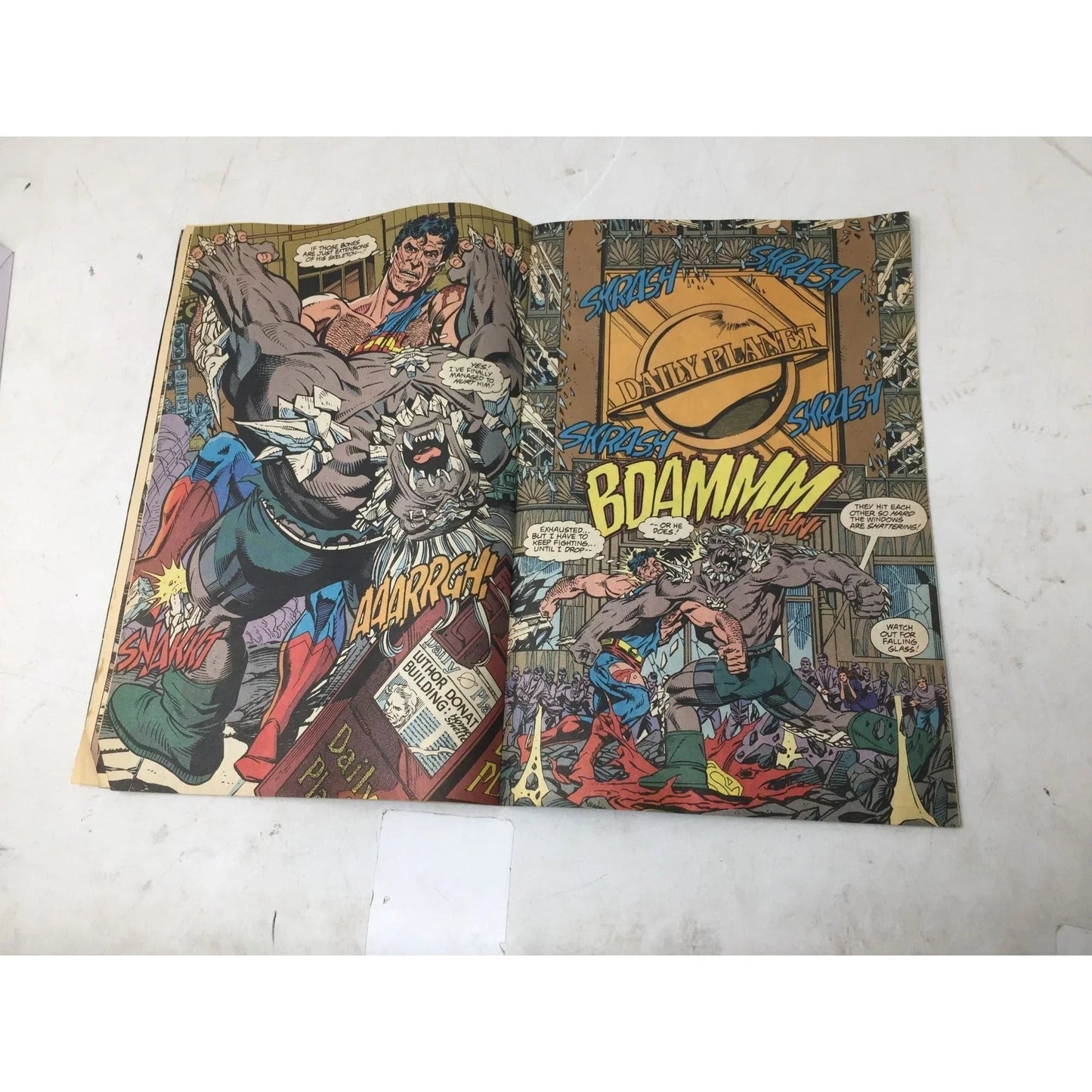 Vintage 1993 ''SUPERMAN The Death of Superman!'' - Vintage Comic Book - A+ Stuff - comic books - A+ Stuff