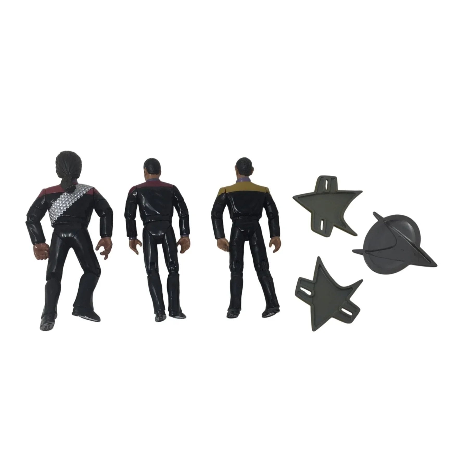 Vintage 1994 - 1996 Playmate STAR TREK Toy Figures (3) - A+ Stuff - Toys - A+ Stuff