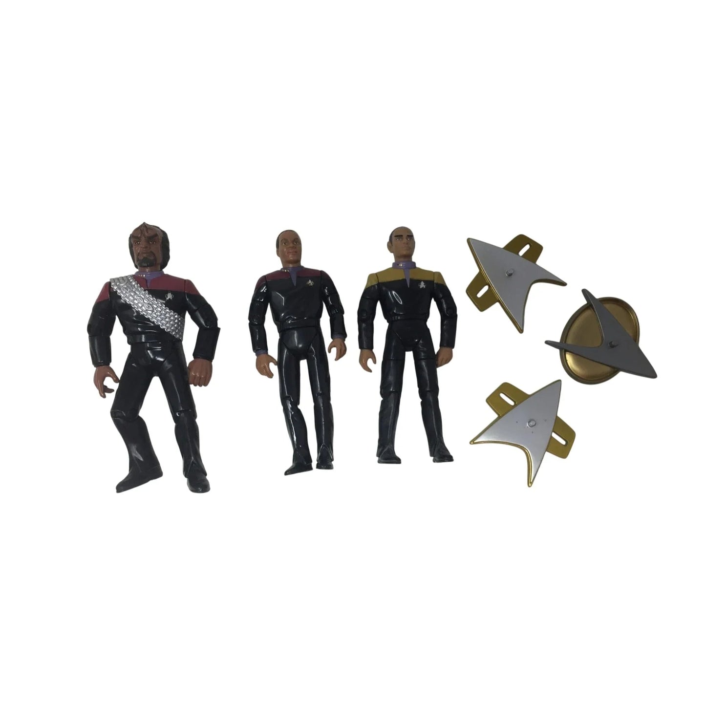 Vintage 1994 - 1996 Playmate STAR TREK Toy Figures (3) - A+ Stuff - Toys - A+ Stuff