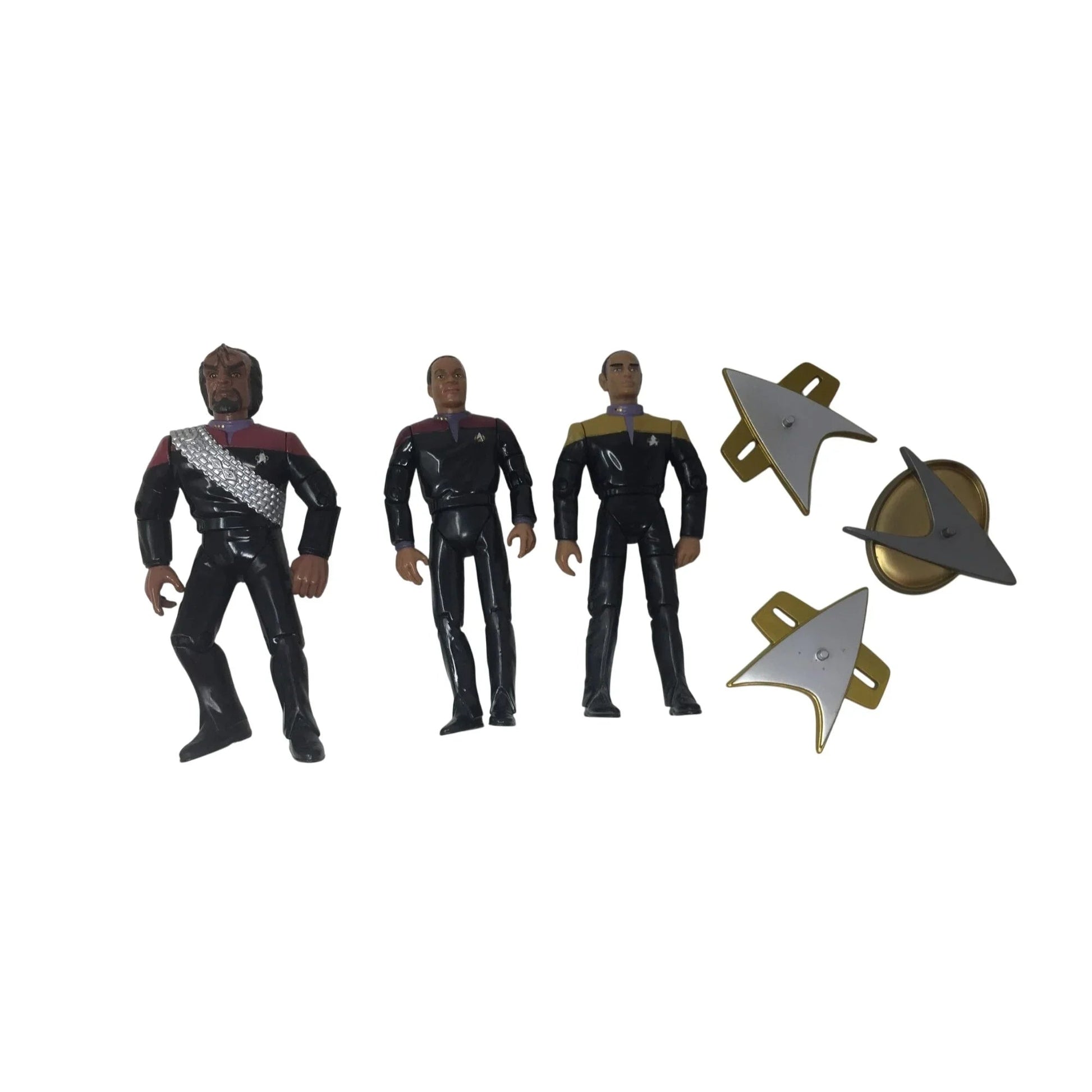 Vintage 1994 - 1996 Playmate STAR TREK Toy Figures (3) - A+ Stuff - Toys - A+ Stuff