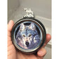 Vintage 1999 Bradford Editions Set of 6 Wolf Christmas Ornaments by Vivi Crandall - A+ Stuff