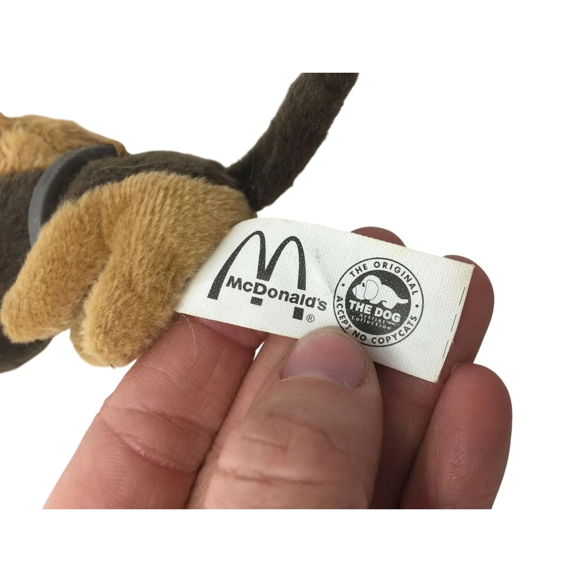 Vintage 2004 McDonalds Collectible Toy ''THE DOG'' Brown Miniature Plush Dog for Kids - mcdonalds - Plush Toys / Stuffed Animals - A+ Stuff