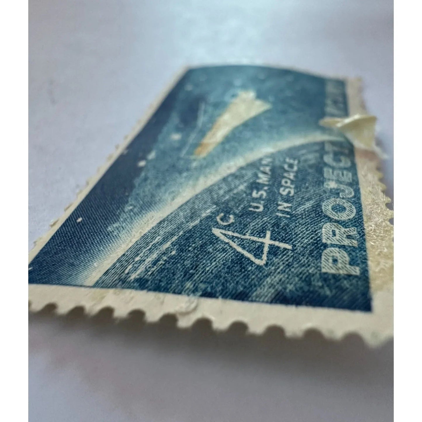 Vintage 4 Cent U.S. Man in Space Project Mercury Postage Stamp - A+ Stuff - Stamp - A+ Stuff
