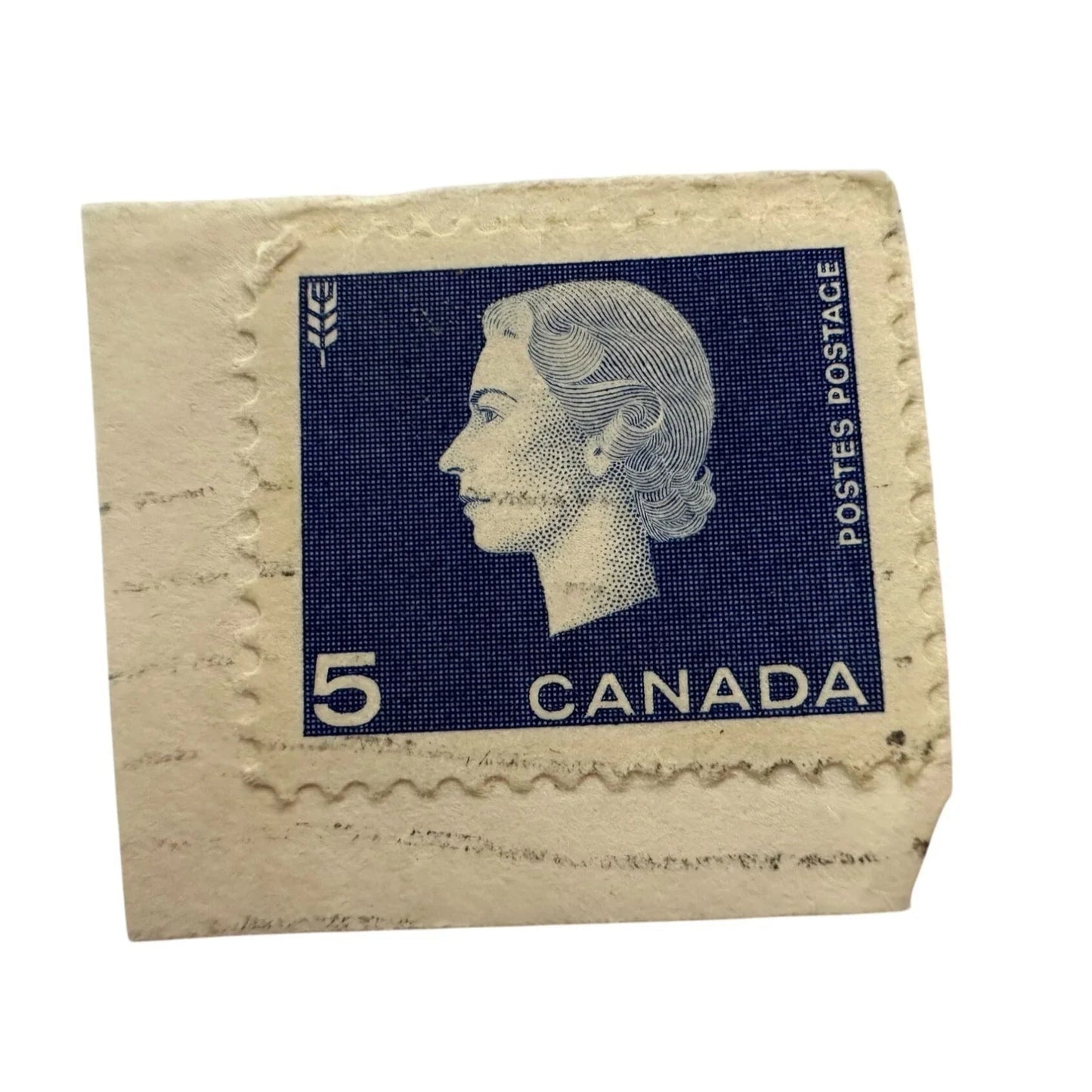 Vintage 5 Cent Canada Postes Postage Stamp - A+ Stuff