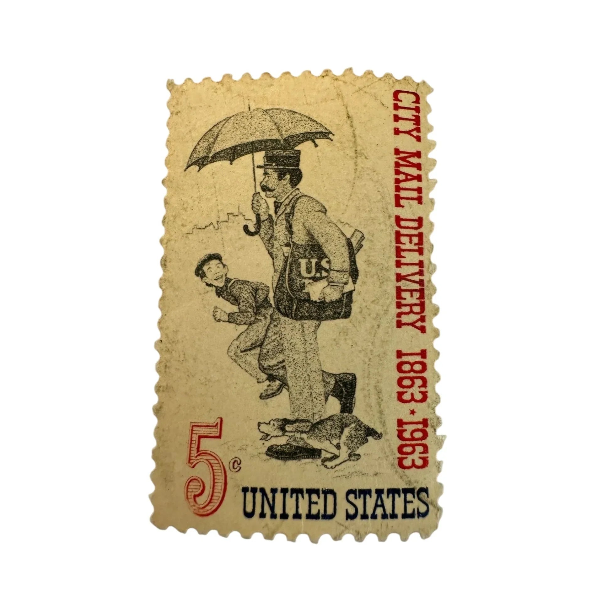 Vintage 5 Cent United States City Mail Delivery Postage stamp - A+ Stuff - Stamp - A+ Stuff