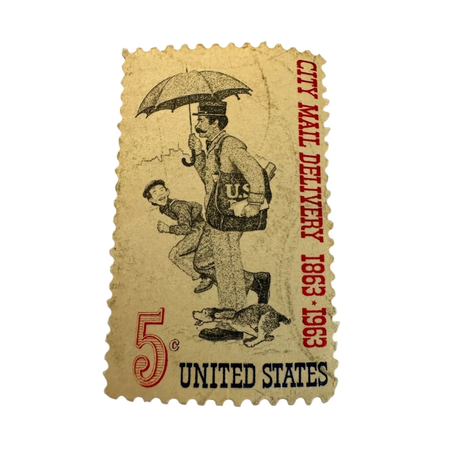 Vintage 5 Cent United States City Mail Delivery Postage stamp - A+ Stuff - Stamp - A+ Stuff