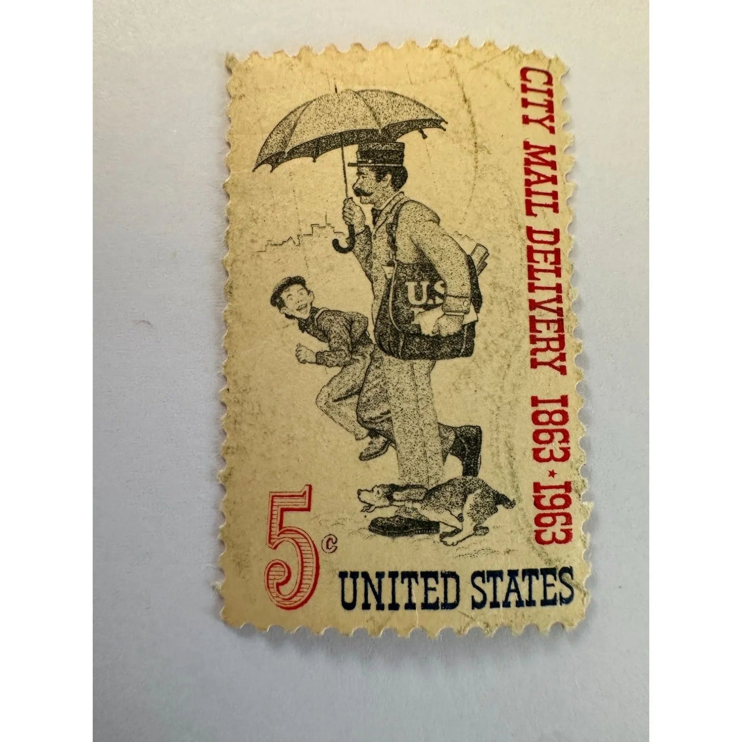 Vintage 5 Cent United States City Mail Delivery Postage stamp - A+ Stuff - Stamp - A+ Stuff