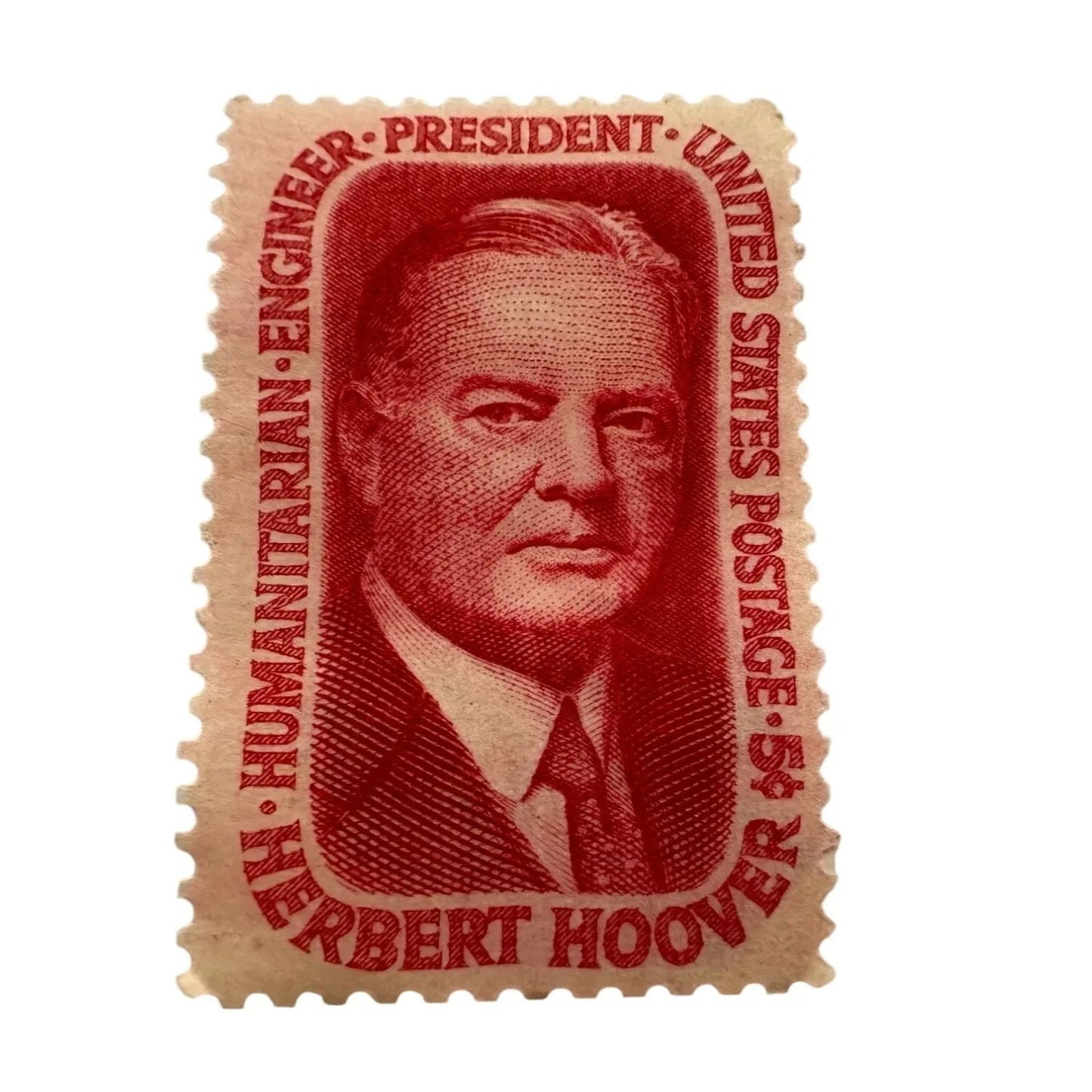 Vintage 5 Cent US Postage Stamp Herbert Hoover (Humanitarian, Engineer, President) - A+ Stuff - Stamp - A+ Stuff