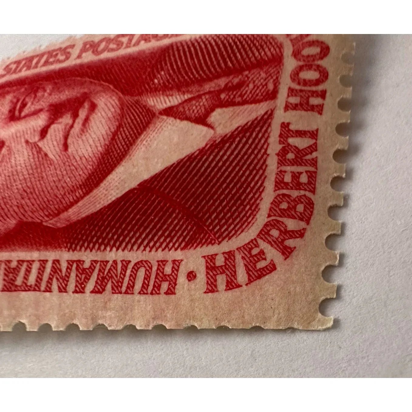 Vintage 5 Cent US Postage Stamp Herbert Hoover (Humanitarian, Engineer, President) - A+ Stuff - Stamp - A+ Stuff