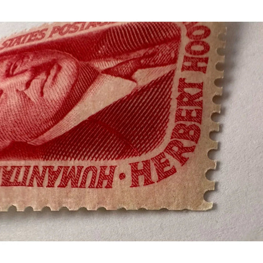 Vintage 5 Cent US Postage Stamp Herbert Hoover (Humanitarian, Engineer, President) - A+ Stuff - Stamp - A+ Stuff