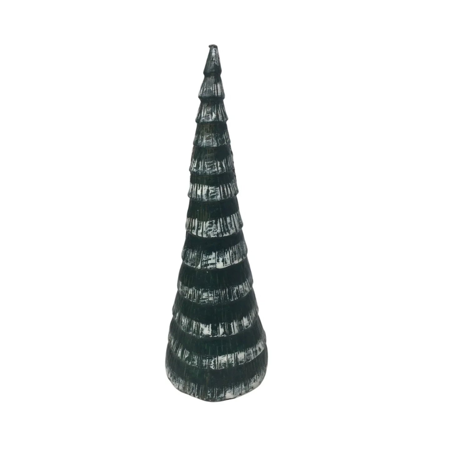 Vintage 9.5'' Tall Christmas Tree Santa Holiday Candle - A+ Stuff
