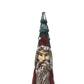 Vintage 9.5'' Tall Christmas Tree Santa Holiday Candle - A+ Stuff