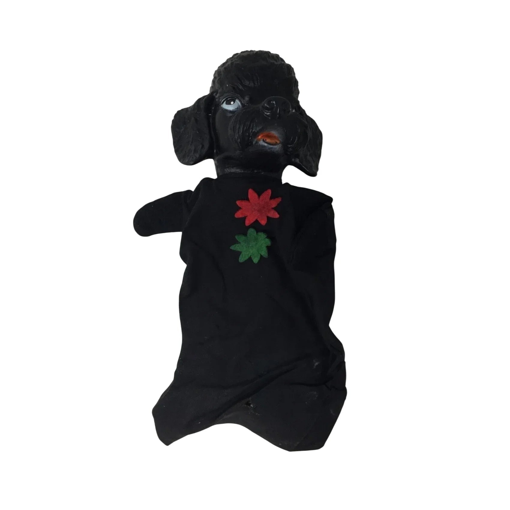 Vintage ''A Gregor Original'' Black Poodle Hand Puppet - a gregor original - Puppets & Marionettes - A+ Stuff