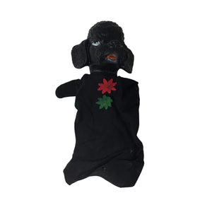 Vintage ''A Gregor Original'' Black Poodle Hand Puppet