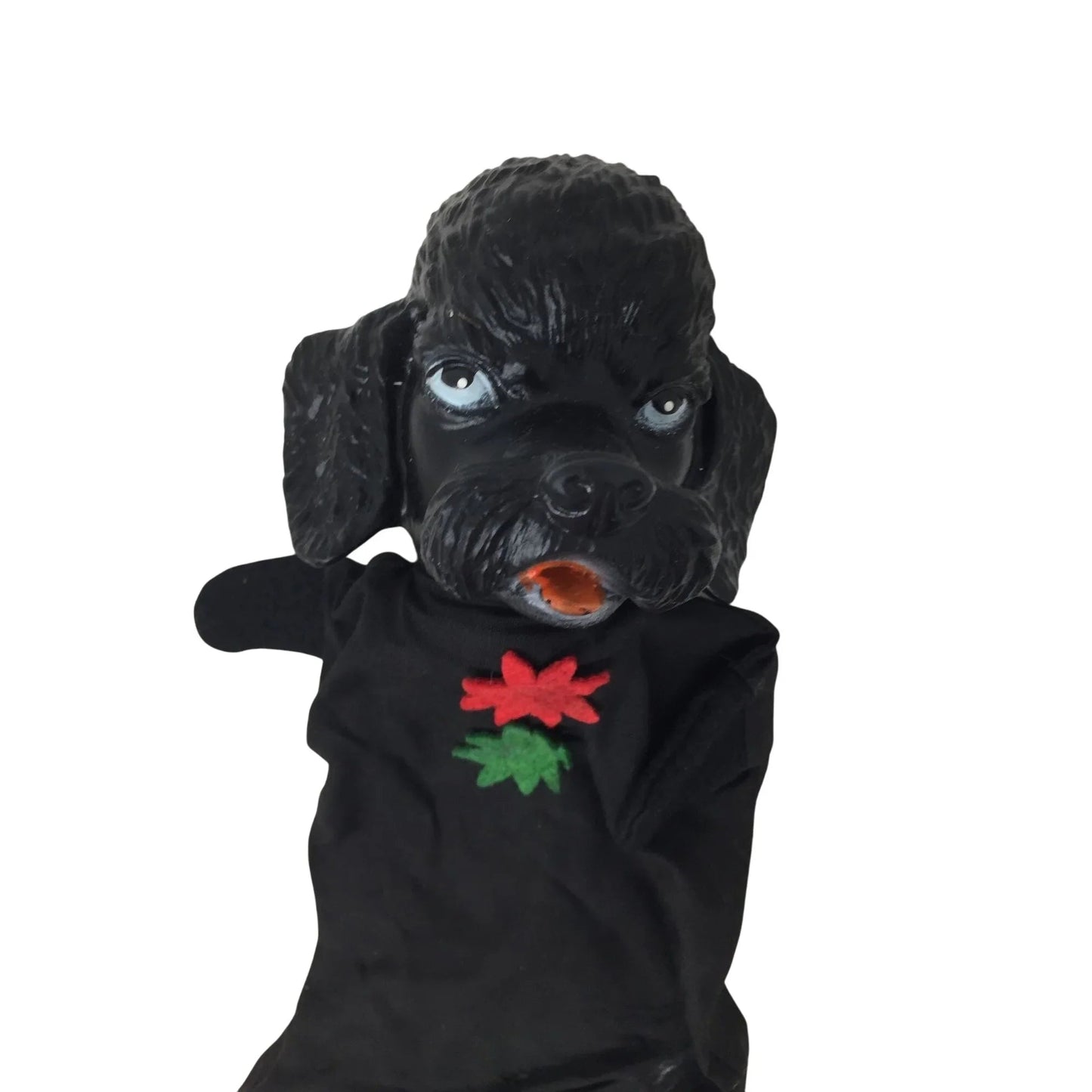 Vintage ''A Gregor Original'' Black Poodle Hand Puppet - a gregor original - Puppets & Marionettes - A+ Stuff