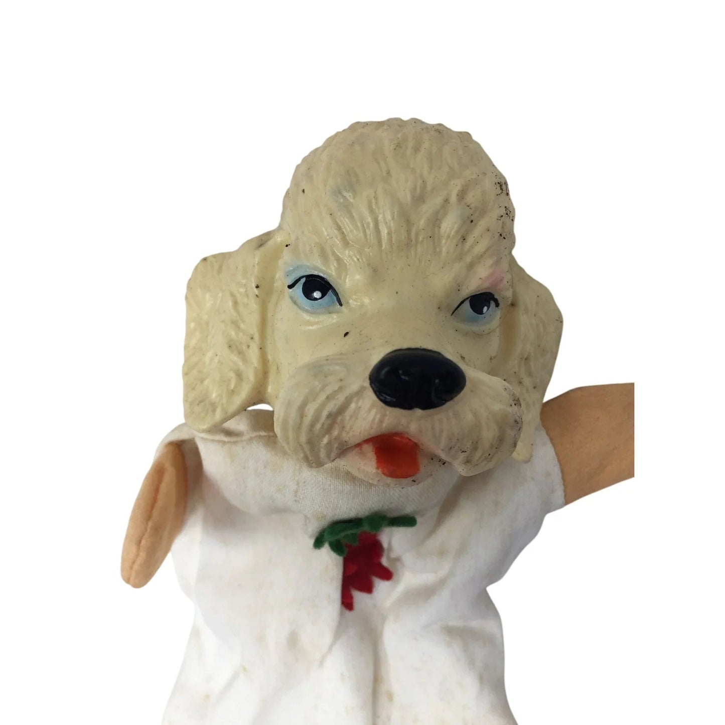 Vintage ''A Gregor Original'' White Poodle Hand Puppet - A+ Stuff - Puppets & Marionettes - A+ Stuff