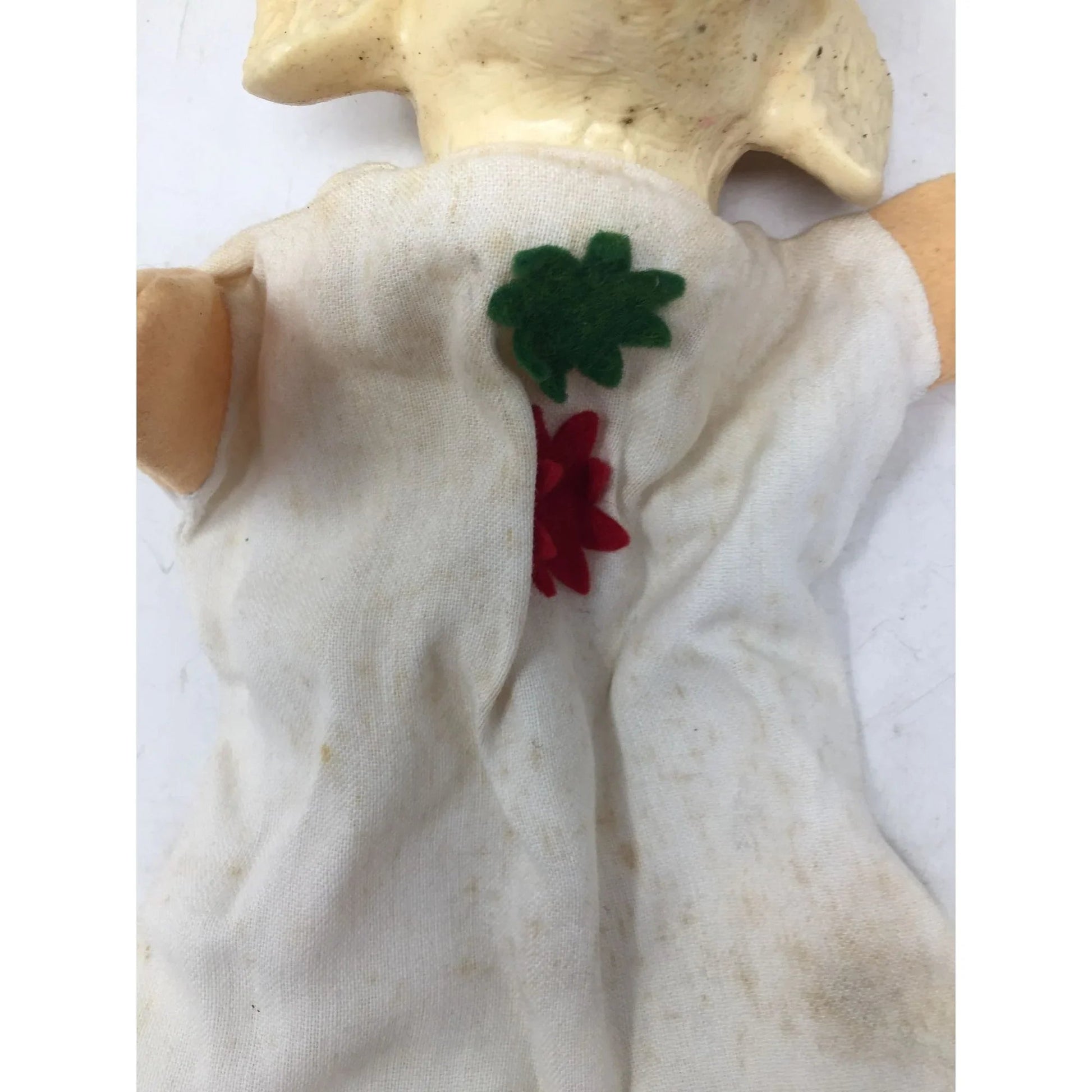 Vintage ''A Gregor Original'' White Poodle Hand Puppet - A+ Stuff - Puppets & Marionettes - A+ Stuff