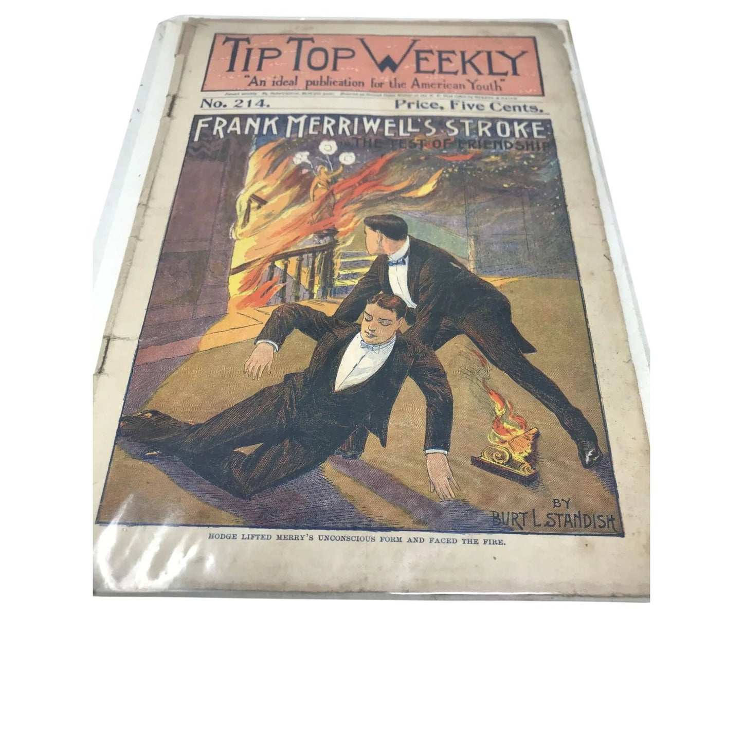 Vintage Antique Tip Top Weekly Magazine No 214 by Burt L. Standish - A+ Stuff - Magazines - A+ Stuff