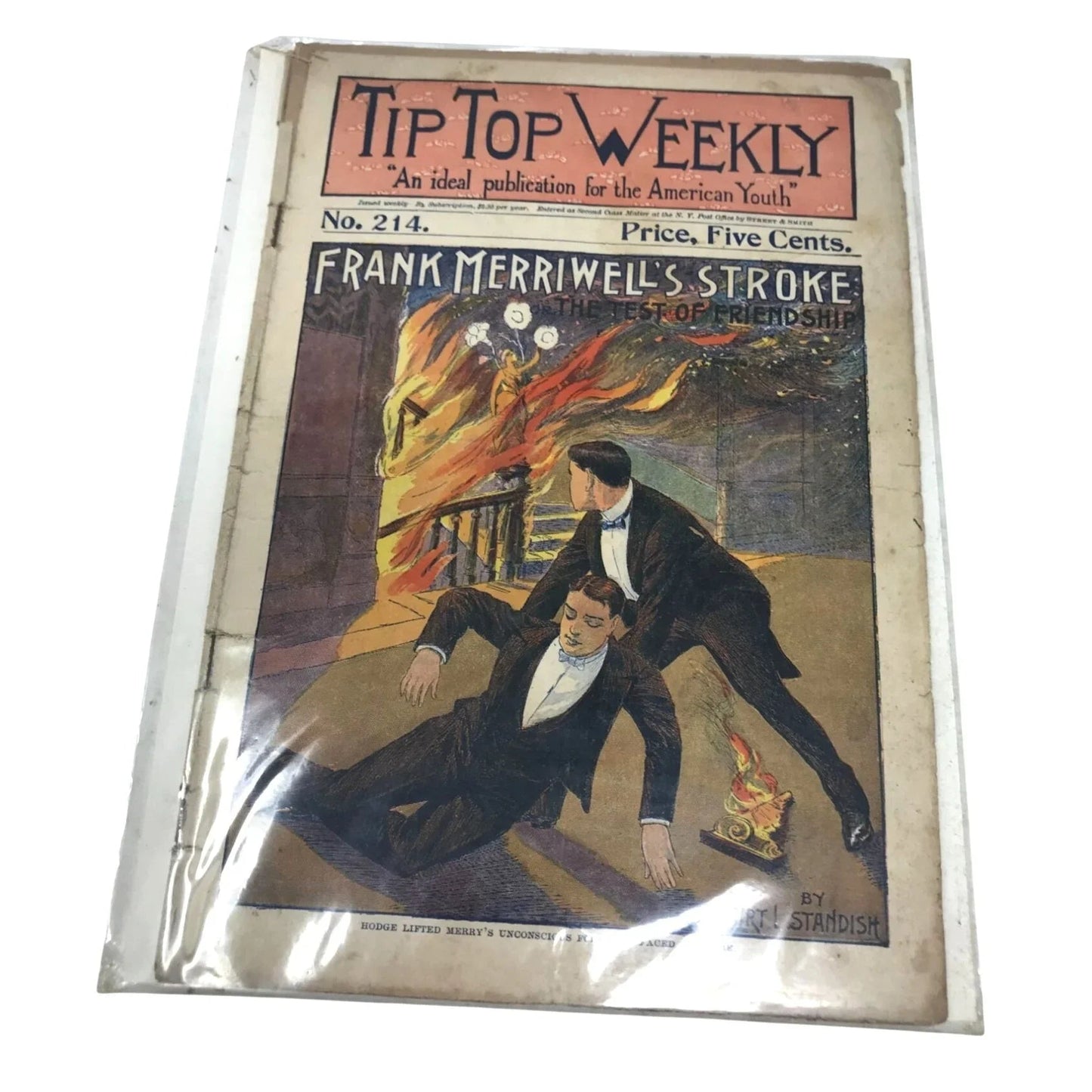 Vintage Antique Tip Top Weekly Magazine No 214 by Burt L. Standish - A+ Stuff - Magazines - A+ Stuff