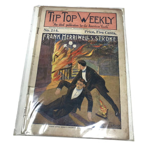 Vintage Antique Tip Top Weekly Magazine No 214 by Burt L. Standish
