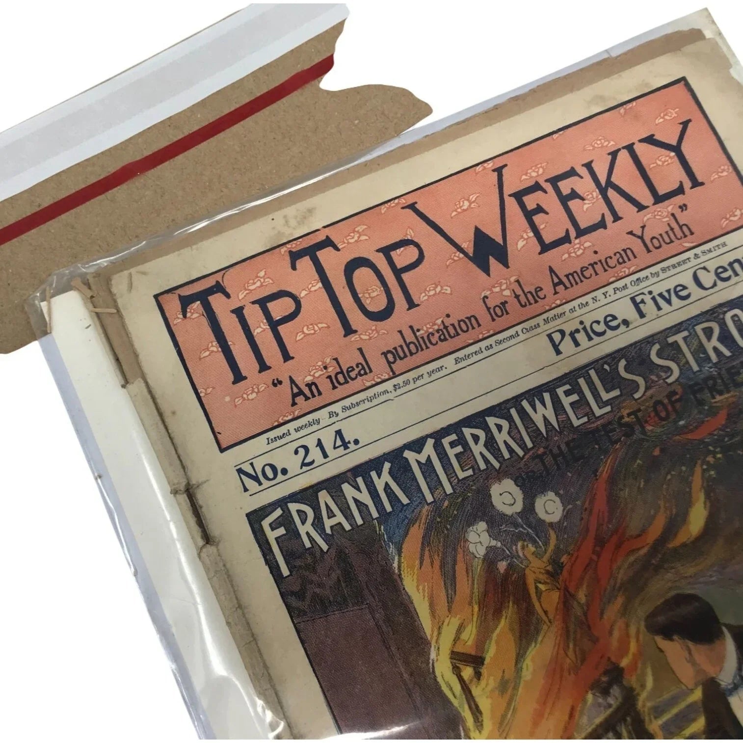 Vintage Antique Tip Top Weekly Magazine No 214 by Burt L. Standish - A+ Stuff - Magazines - A+ Stuff