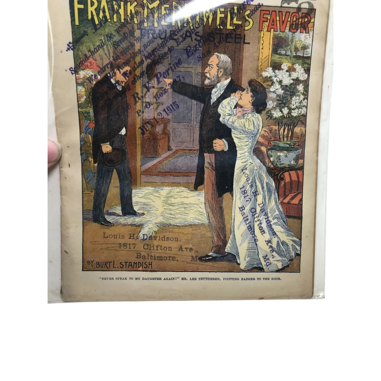 Vintage Antique Tip Top Weekly Magazine No 215 by Burt L. Standish - Tip Top Weekly - Magazines - A+ Stuff