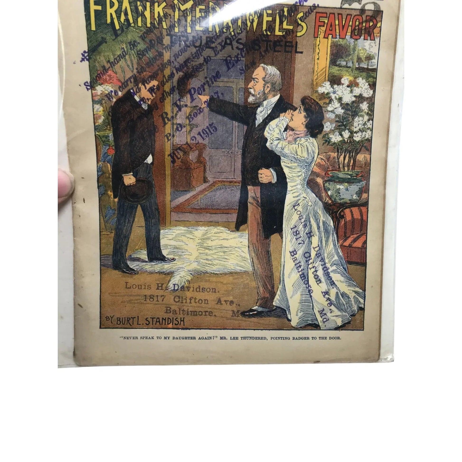 Vintage Antique Tip Top Weekly Magazine No 215 by Burt L. Standish - Tip Top Weekly - Magazines - A+ Stuff