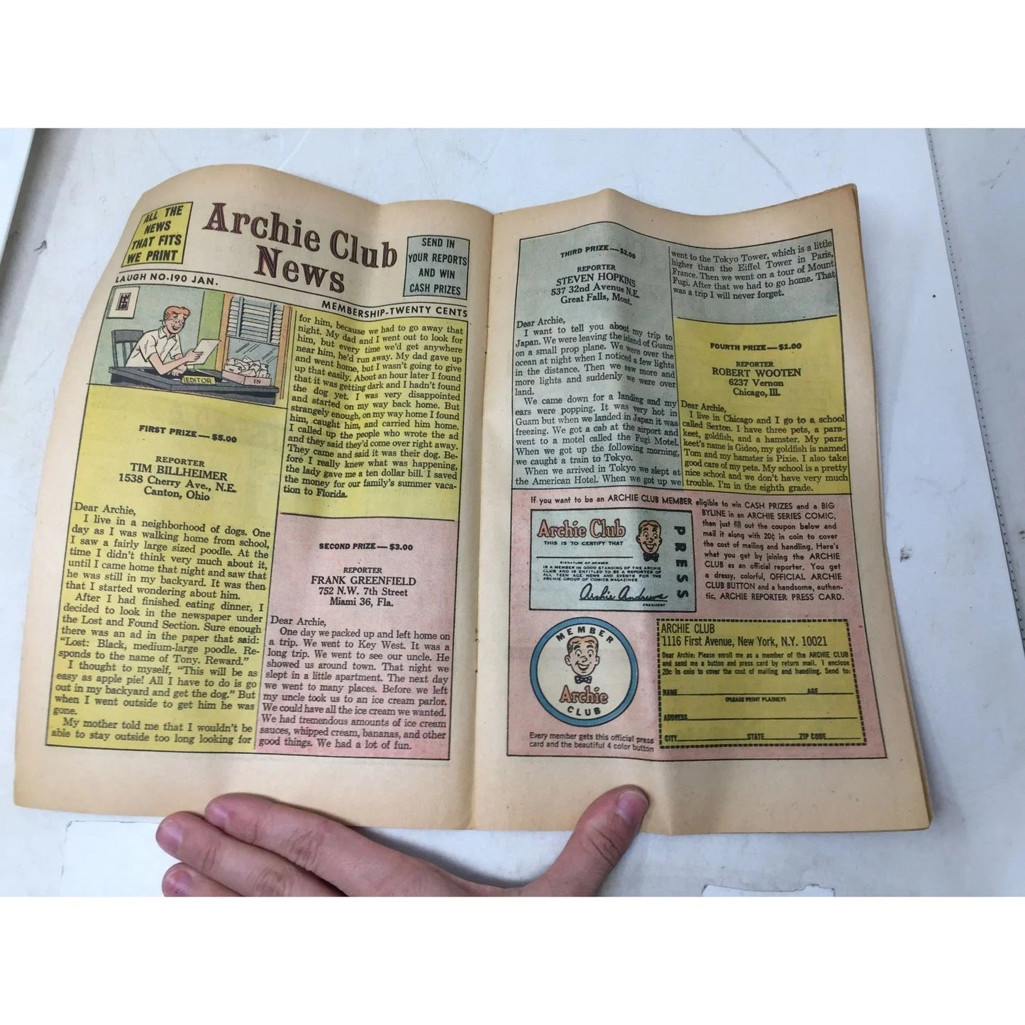 Vintage Archie Series Comic Book ''Laugh'' (Jan 1967) - A+ Stuff - comic book - A+ Stuff