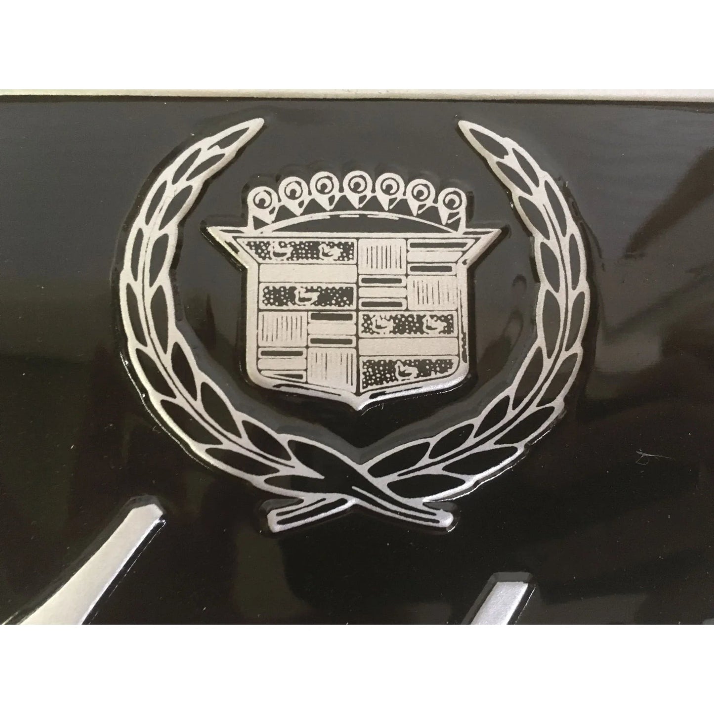 Vintage Audette License Plate - Black and Silver - A+ Stuff - Auto Part - A+ Stuff