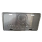 Vintage Audette License Plate - Black and Silver - A+ Stuff - Auto Part - A+ Stuff