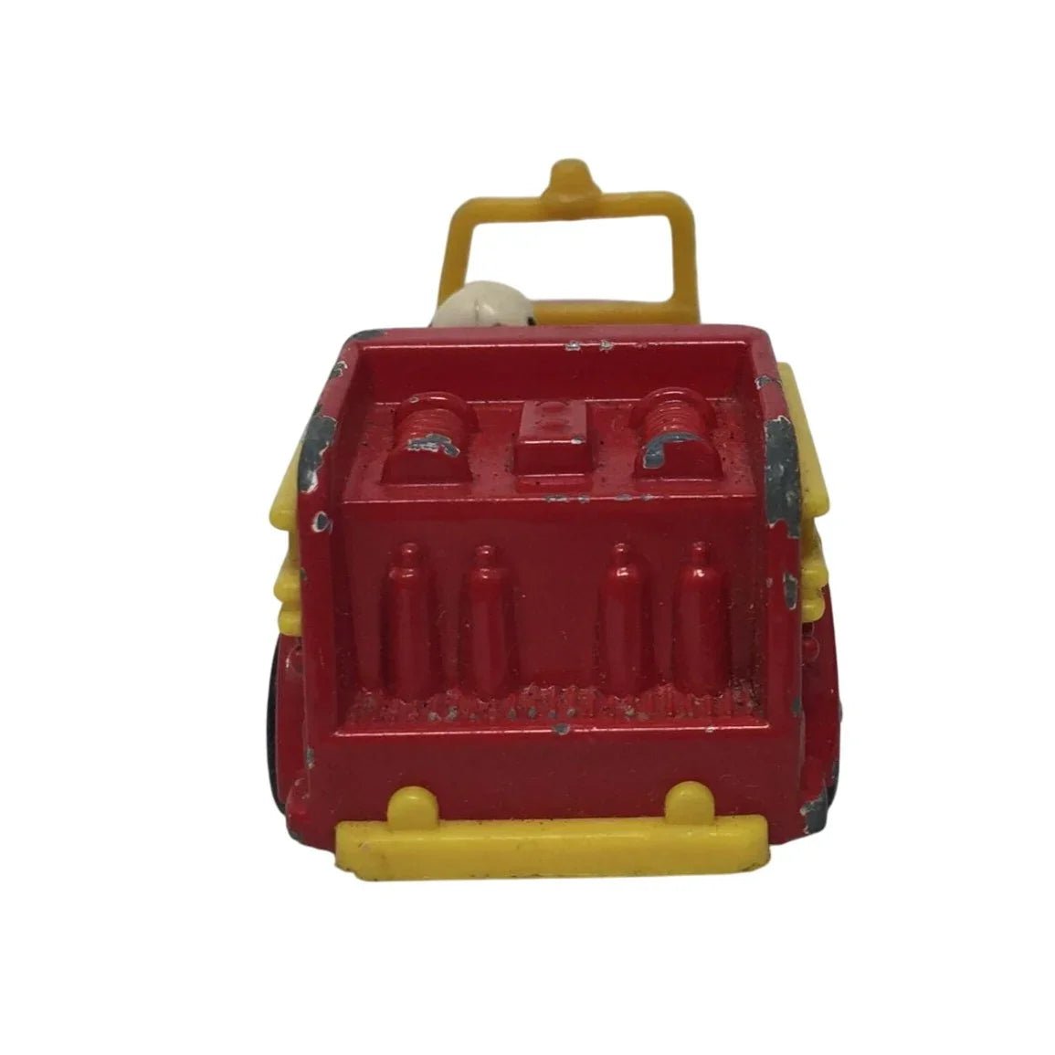 Vintage AVIVA 1958 Snoopy Fire Truck - Red/Yellow - A+ Stuff - Toy Cars - A+ Stuff