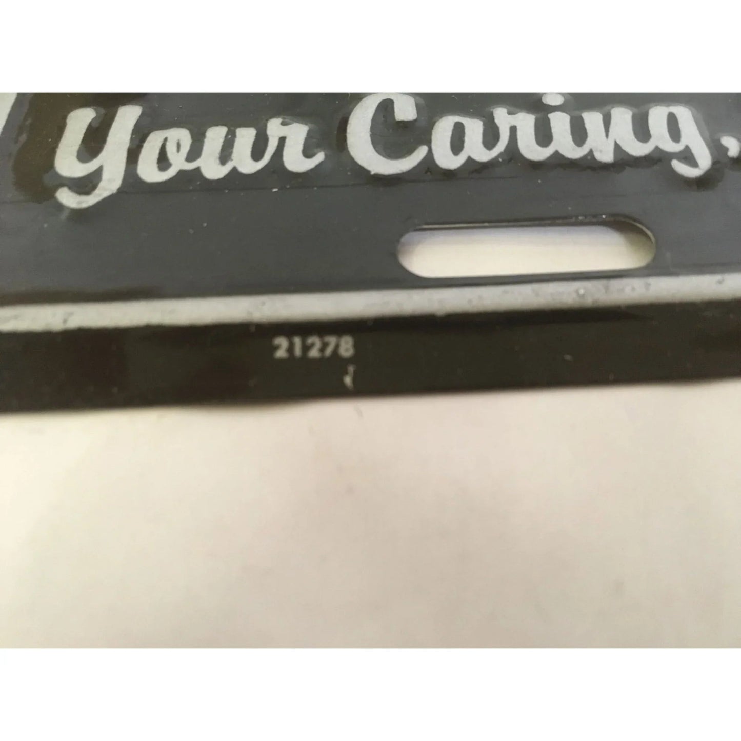 Vintage Black and Silver Capitol Cadillac License Plate - cadillac - Auto Part - A+ Stuff
