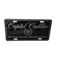 Vintage Black and Silver Capitol Cadillac License Plate - cadillac - Auto Part - A+ Stuff
