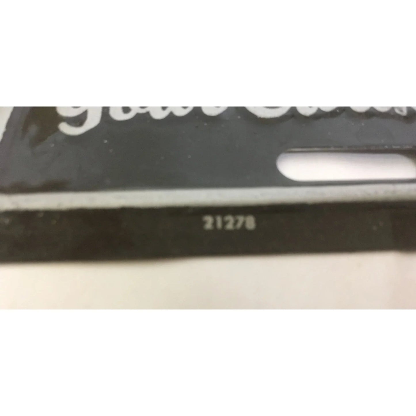 Vintage Black and Silver Capitol Cadillac License Plate - cadillac - Auto Part - A+ Stuff
