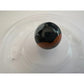 VINTAGE BLACK SHOOTER MARBLES WITH WHITE, YELLOW AND ORANGE SWIRLS - A+ Stuff - Collectibles - A+ Stuff