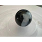 VINTAGE BLACK SHOOTER MARBLES WITH WHITE, YELLOW AND ORANGE SWIRLS - A+ Stuff - Collectibles - A+ Stuff