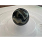 VINTAGE BLACK SHOOTER MARBLES WITH WHITE, YELLOW AND ORANGE SWIRLS - A+ Stuff - Collectibles - A+ Stuff
