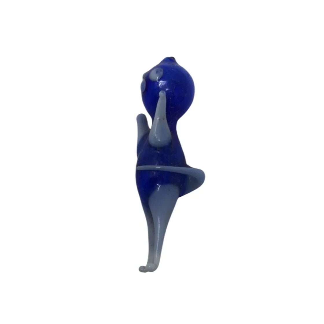 Vintage Blue and White Miniature Hand Blown Art Figurine - A+ Stuff - Figurines - A+ Stuff