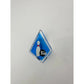 Vintage Blue Diamond Shaped Bowling 500 Award Pin - A+ Stuff - pin - A+ Stuff