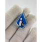 Vintage Blue Diamond Shaped Bowling 500 Award Pin - A+ Stuff - pin - A+ Stuff