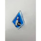Vintage Blue Diamond Shaped Bowling 500 Award Pin - A+ Stuff - pin - A+ Stuff