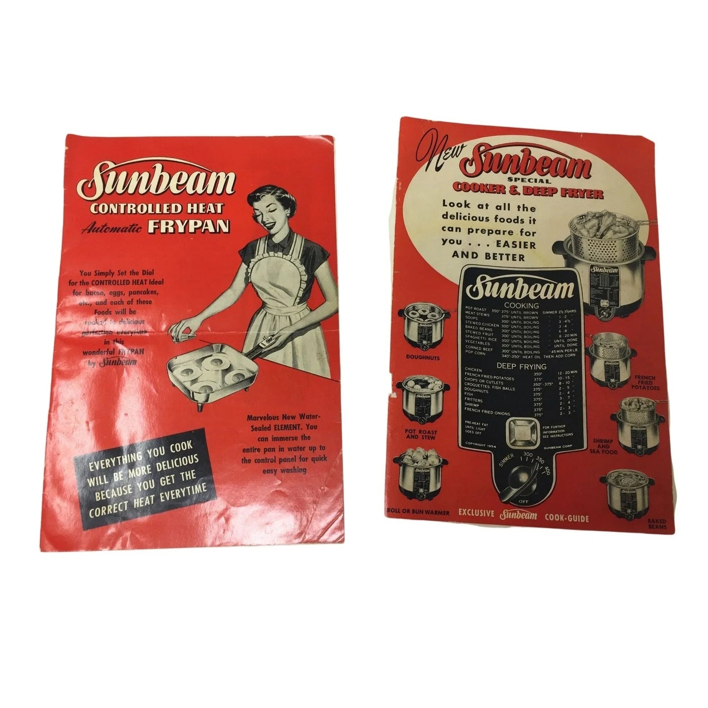 Vintage Brochures/Guides - Sunbeam, Lather Leaves, Westinghouse Refrigerators - A+ Stuff - Books - A+ Stuff