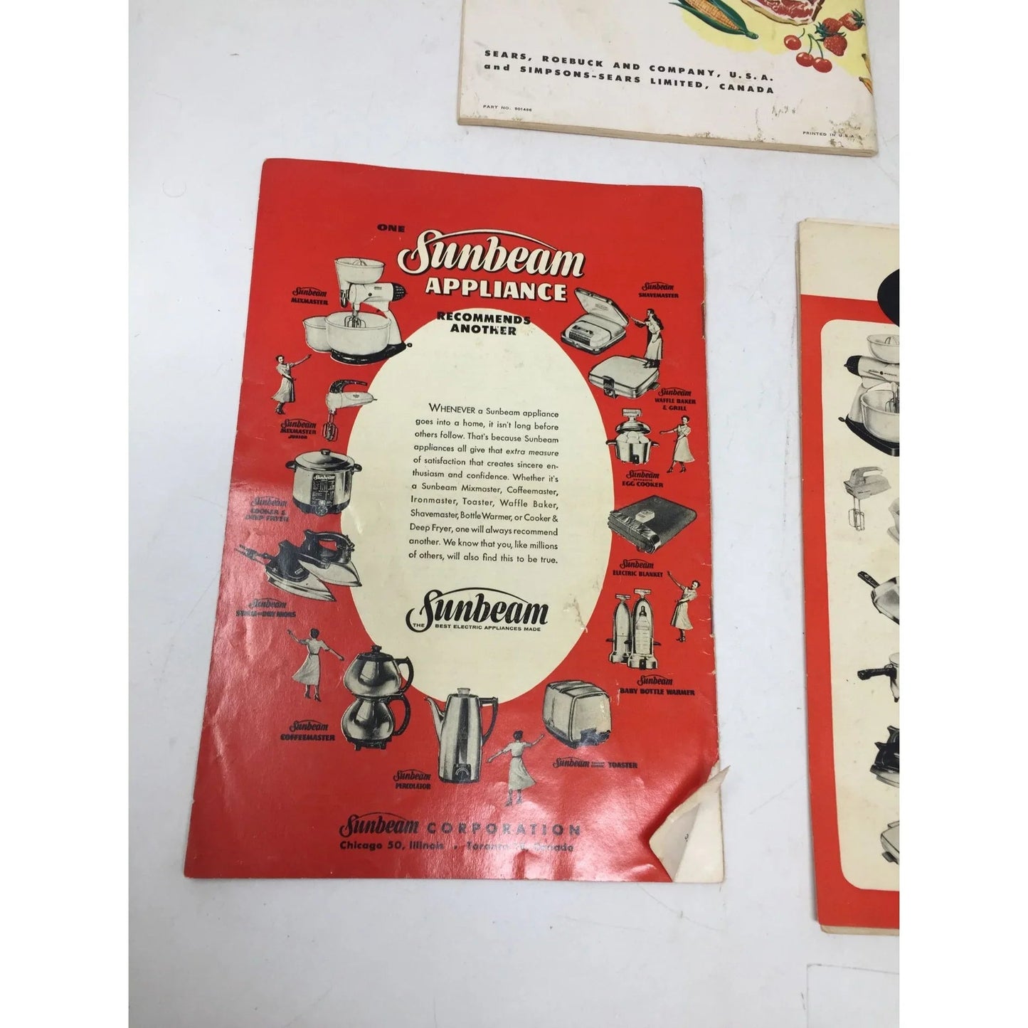 Vintage Brochures/Guides - Sunbeam, Lather Leaves, Westinghouse Refrigerators - A+ Stuff - Books - A+ Stuff