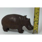 Vintage Brown Hippopotamus Hand Carved Wooden Figurine - A+ Stuff - Figurines - A+ Stuff
