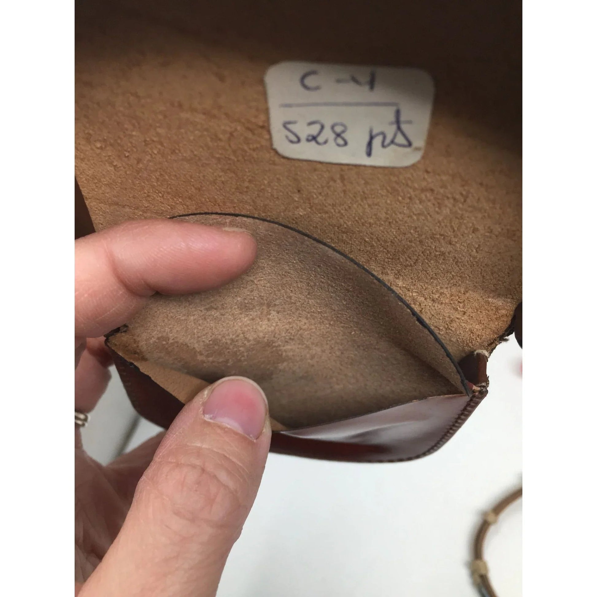 Vintage Brown Small Handy Leather Horseshoe Coin Tray/Purse Wallet - A+ Stuff - Coin Purse - A+ Stuff