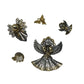 Vintage Bundle of 5 Beautiful Gold Tone Angel Pins - A+ Stuff - pin - A+ Stuff