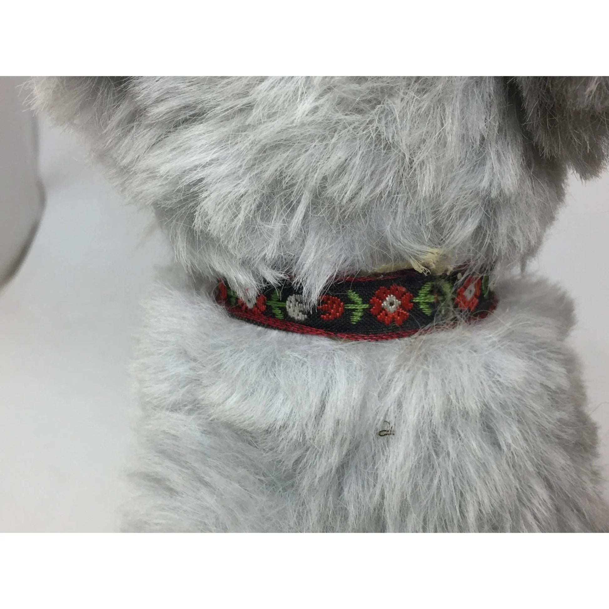 Vintage California Stuffed Toys Plush Gray Puppy Dog Toy - California Stuffed Toysed - Stuffed Animals - A+ Stuff