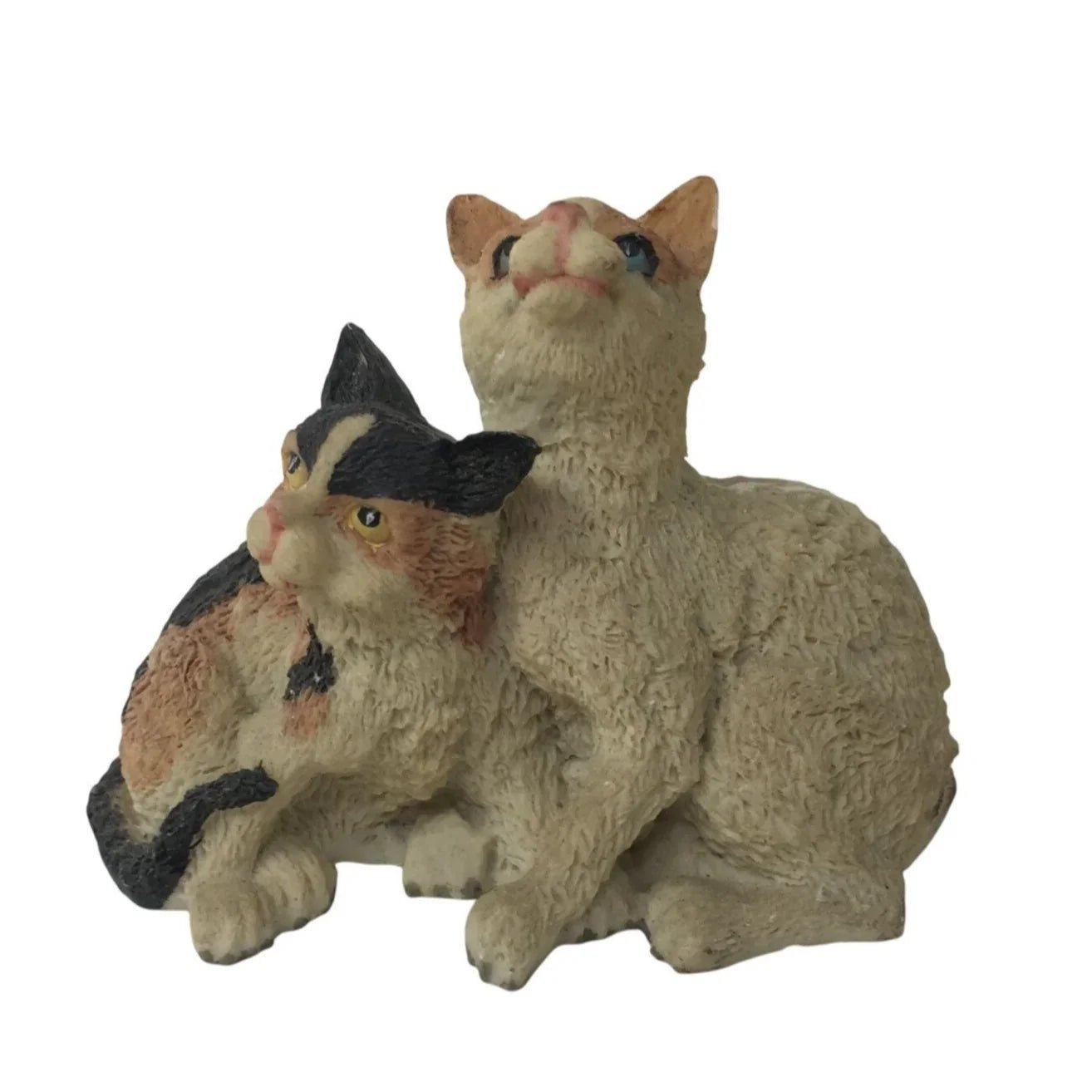 Vintage Cats Figurine - Two Cats Cuddling Together - A+ Stuff - Figurines - A+ Stuff